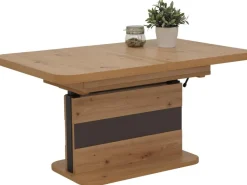 Couchtisch Gustav Eiche Artisan anthrazit Nachbildung B/H/T: ca. 110x58x70 cm