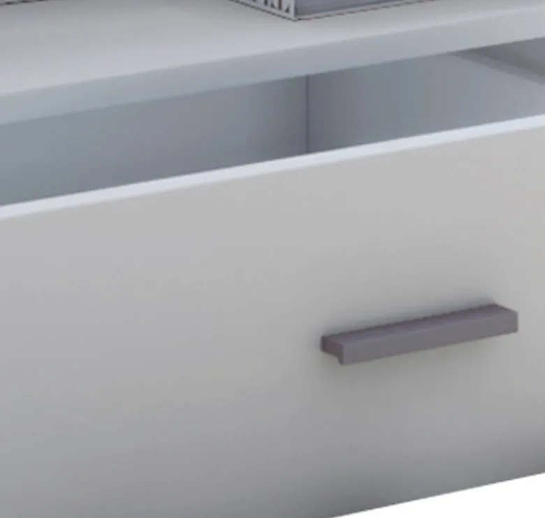 Couchtisch Junata weiß B/H/T: ca. 110x44x52 cm
