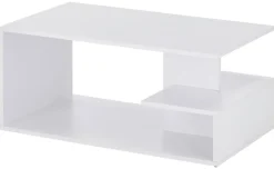 Couchtisch Leen weiß B/H/T: ca. 91x40x51 cm