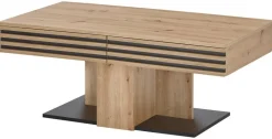 Couchtisch Luara Eiche Artisan Nachbildung B/H/T: ca. 110x44x60 cm