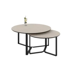 Couchtisch Massa hellbraun B/H: ca. 80x45 cm