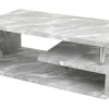 Couchtisch Pico grau Marmor B/H/T: ca. 110x42x60 cm
