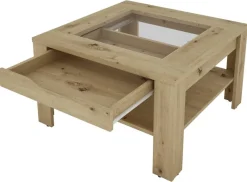 Couchtisch RALPH Eiche Artisan Nachbildung B/H/T: ca. 67x43x67 cm