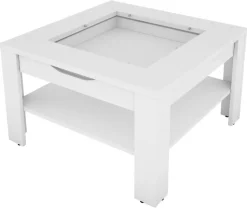Couchtisch RALPH weiß B/H/T: ca. 67x43x67 cm