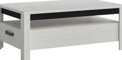 Couchtisch Ranchi Sibiu Lärche Laricio Pinie Nachbildung B/H/T: ca. 110x45x67 cm