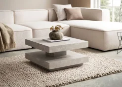 Couchtisch sand B/H/T: ca. 60x34x60 cm