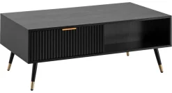 Couchtisch schwarz B/H/T: ca. 110x43x60 cm