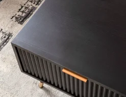 Couchtisch schwarz B/H/T: ca. 110x43x60 cm