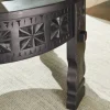 Couchtisch schwarz B/H/T: ca. 60x36x60 cm