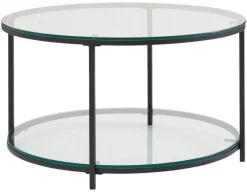 Couchtisch schwarz B/H/T: ca. 80x45x80 cm