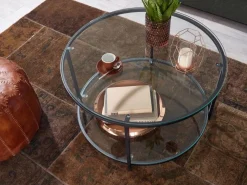 Couchtisch schwarz B/H/T: ca. 80x45x80 cm