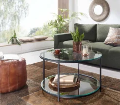 Couchtisch schwarz B/H/T: ca. 80x45x80 cm