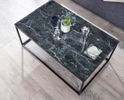 Couchtisch schwarz B/H/T: ca. 60x40x100 cm