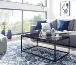 Couchtisch schwarz B/H/T: ca. 60x40x100 cm