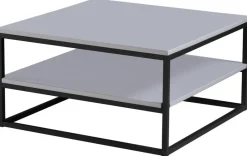 Couchtisch Tilda 2 grau lackiert B/H/T: ca. 75x40x75 cm