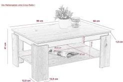 Couchtisch TIM II B/H/T: ca. 90x41x60 cm