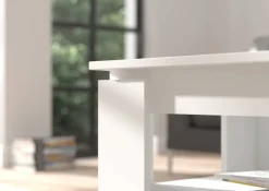 Couchtisch Titan weiß B/H/T: ca. 100x45x60 cm