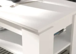 Couchtisch Titan weiß B/H/T: ca. 100x45x60 cm
