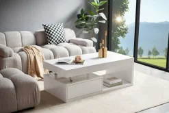 Couchtisch Vega weiß Hochglanz B/H/T: ca. 110x42x60 cm