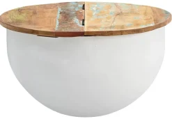 Couchtisch weiß B/H/T: ca. 60x34x60 cm