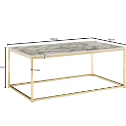 Couchtisch weiß B/H/T: ca. 60x40x100 cm