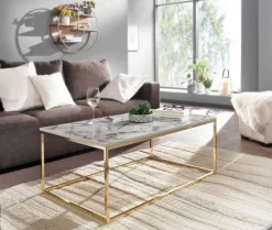 Couchtisch weiß B/H/T: ca. 60x40x100 cm