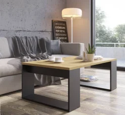 Couchtisch Zentaro Eiche Artisan Nachbildung B/H/T: ca. 110x41x67 cm