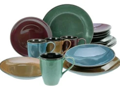 CreaTable Kombiservice Marrakesch multicolor Steinzeug 16 tlg.