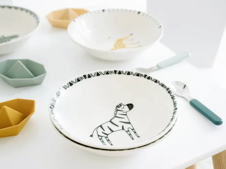 CreaTable Mehrzweckschalen Safari mehrfarbig Steinzeug D: ca. 18,6 cm