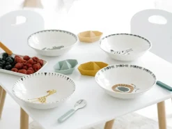 CreaTable Mehrzweckschalen Safari mehrfarbig Steinzeug D: ca. 18,6 cm