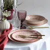 CreaTable Tafelservice Mexico rot Steingut 18 tlg.