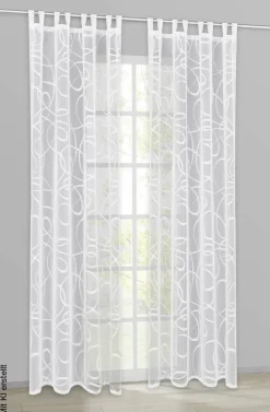 creative lifestyle Kombivorhang Isabell weiß B/L: ca. 145x245 cm