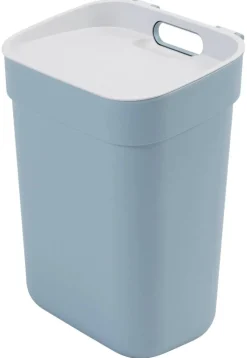 Curver Abfalleimer blau B/H/L: ca. 18,6x32,9x25 cm
