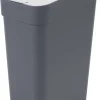 Curver Abfalleimer dunkelgrau B/H/L: ca. 24,6x55,1x36,7 cm