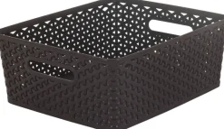 Curver Aufbewahrungskorb hellgrau B/H/L: ca. 29,6x13,3x35,5 cm