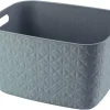 Curver Aufbewahrungskorb Softex blau B/H/L: ca. 29x22x38 cm