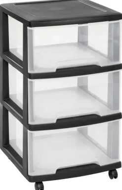 Curver Schubladenturm transparent B/H/L: ca. 39x64,5x37 cm