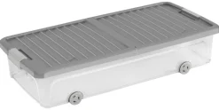 Curver Unterbettbox transparent B/H/L: ca. 37x17x73 cm