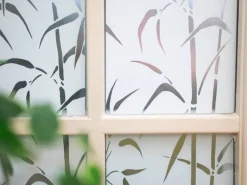 d-c-fix Fensterfolie Bamboo Bamboo Bamboo weiß transparent B/L: ca. 90x150 cm
