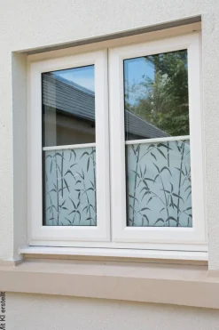 d-c-fix Fensterfolie Bamboo Bamboo Bamboo weiß transparent B/L: ca. 90x150 cm