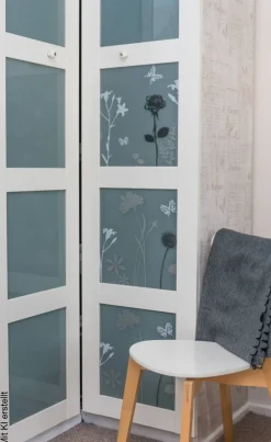 d-c-fix Fensterfolie Blumen transparent B/L: ca. 45x150 cm