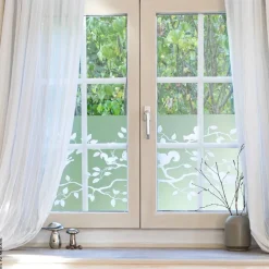 d-c-fix Fensterfolie Bäume transparent weiß B/L: ca. 45x150 cm