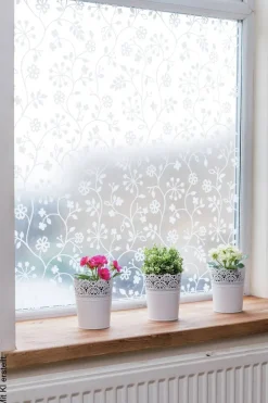 d-c-fix Fensterfolie Tord Tord weiß transparent B/L: ca. 45x150 cm