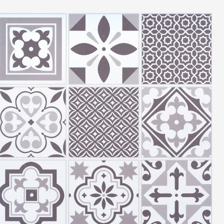 d-c-fix Wandfliese selbstklebend grau B/L: ca. 30,5x30,5 cm