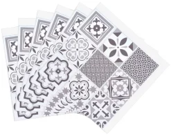 d-c-fix Wandfliese selbstklebend grau B/L: ca. 30,5x30,5 cm
