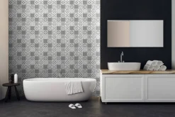 d-c-fix Wandfliese selbstklebend grau B/L: ca. 30,5x30,5 cm