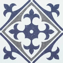d-c-fix Wandfliese selbstklebend blau B/L: ca. 15,25x15,25 cm