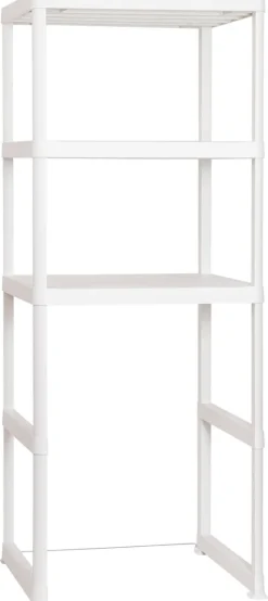 DEA Waschmaschinenregal weiß B/H/T: ca. 75x187x57,5 cm