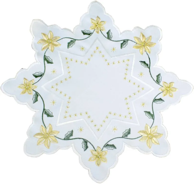 Deckchen sortiert Polyester D: ca. 40 cm