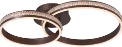 Deckenleuchte Nami Kupfer Metall Kunststoff B/H/L: ca. 40x17x60 cm